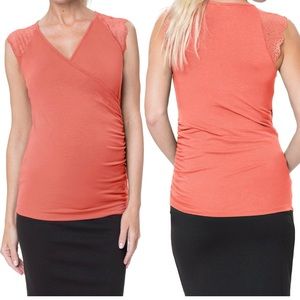 Stowaway Collection Maternity/Nursing Tank, M